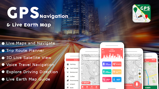 Live Navigation GPS: Earth Map - عکس برنامه موبایلی اندروید