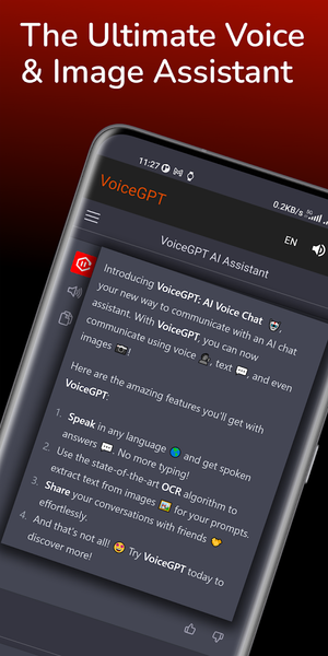 VoiceGPT: AI Voice Assistant - Image screenshot of android app
