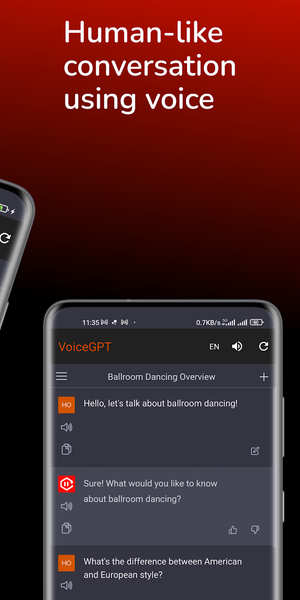 VoiceGPT: AI Voice Assistant - عکس برنامه موبایلی اندروید