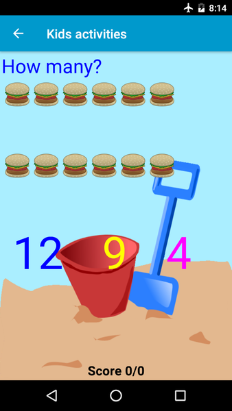 Kids Activities ۲ - عکس برنامه موبایلی اندروید