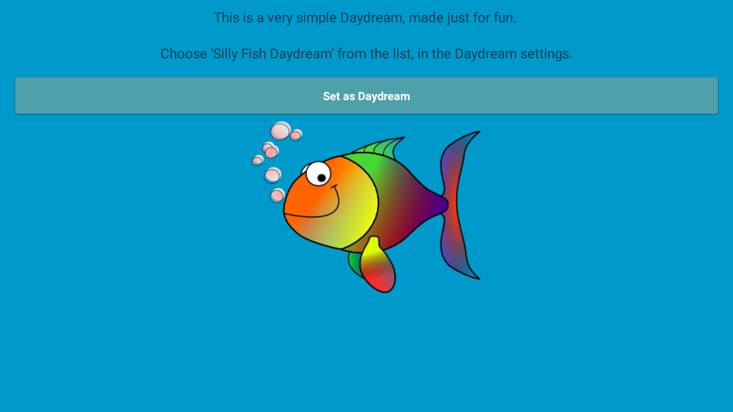 Silly Fish Screen Saver - عکس برنامه موبایلی اندروید