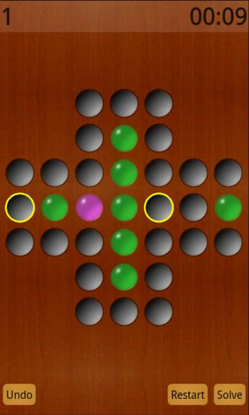 Peg Solitaire - عکس بازی موبایلی اندروید