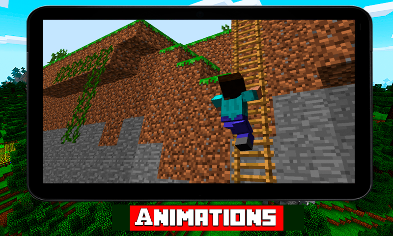 Mod Animation Craft for MCPE - عکس برنامه موبایلی اندروید