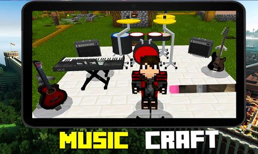 Mod Music Instruments Craft Addon - Image screenshot of android app