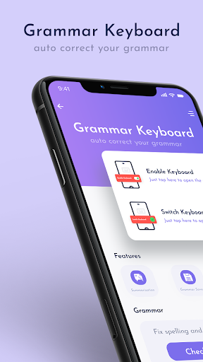 Grammar Keyboard : Auto Correct Your Grammar - عکس برنامه موبایلی اندروید
