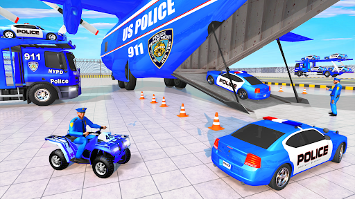 Police Vehicle Cargo Truck Sim - عکس بازی موبایلی اندروید
