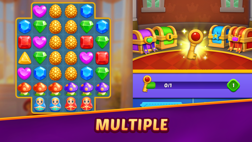 Jewel Match Dragon - No Wifi - عکس بازی موبایلی اندروید