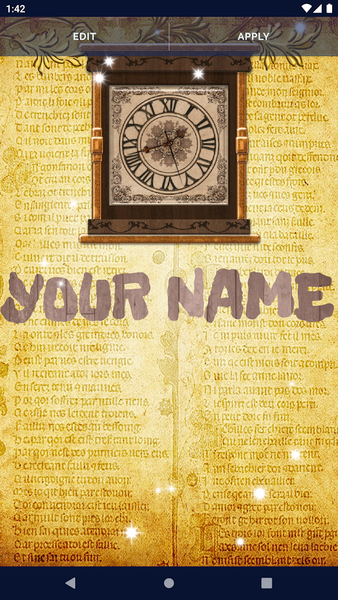 Analog Grandfather Clock - Image screenshot of android app