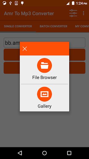 AMR to MP3 Converter - Image screenshot of android app