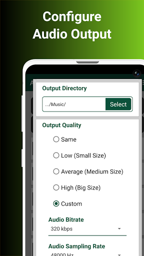 Audio Converter - عکس برنامه موبایلی اندروید