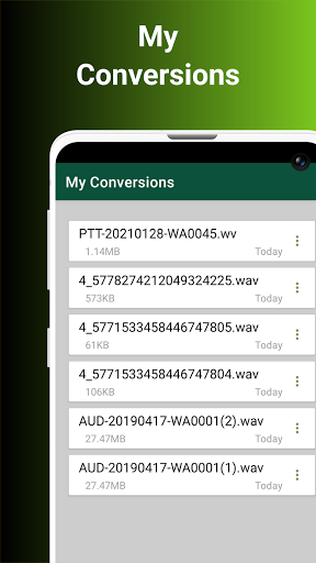 Audio Converter - عکس برنامه موبایلی اندروید
