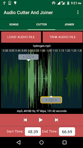 Audio Cutter And Joiner - Image screenshot of android app