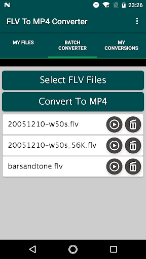 FLV To MP4 Converter - عکس برنامه موبایلی اندروید