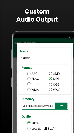 M۴a To Mp۳ Converter - عکس برنامه موبایلی اندروید