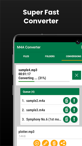 M4a To Mp3 Converter - Image screenshot of android app