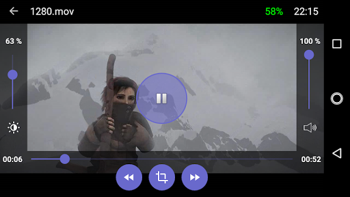 MOV Player For Android - Image screenshot of android app