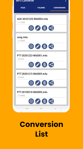 Mp۳ To Wav Converter - عکس برنامه موبایلی اندروید
