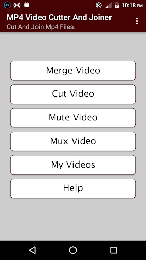 MP4 Video Cutter And Joiner - عکس برنامه موبایلی اندروید