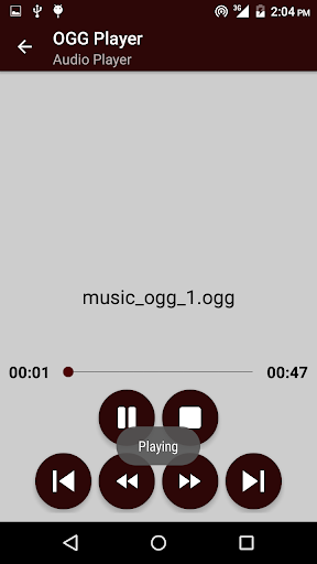 OGG Player - عکس برنامه موبایلی اندروید