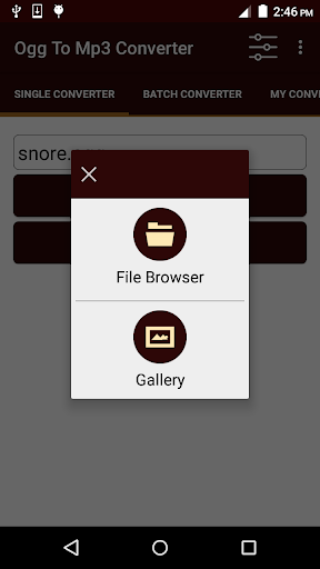 OGG To MP۳ Converter - عکس برنامه موبایلی اندروید