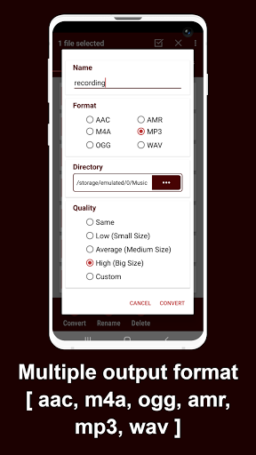 Opus To Mp۳ Converter - عکس برنامه موبایلی اندروید