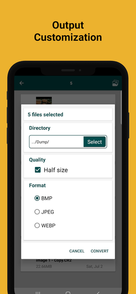 raw to jpg converter - Image screenshot of android app