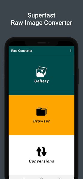 raw to jpg converter - Image screenshot of android app