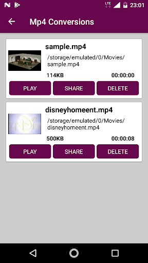 Vob To Mp۴ Video Converter - عکس برنامه موبایلی اندروید