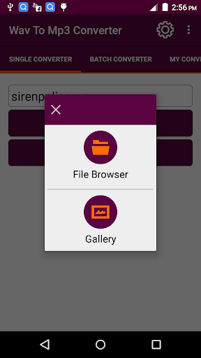 WAV To MP3 Converter - Image screenshot of android app