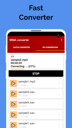 Wma To Mp۳ Converter - عکس برنامه موبایلی اندروید