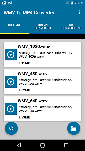 WMV To MP4 Converter - عکس برنامه موبایلی اندروید