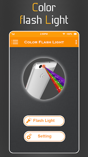 Color flash light : Torch LED Light - عکس برنامه موبایلی اندروید