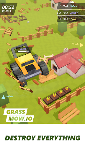 Grass mow.io - survive hamster - عکس بازی موبایلی اندروید