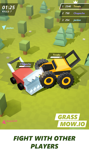 Grass mow.io - survive hamster - عکس بازی موبایلی اندروید