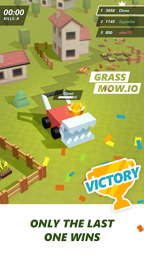 Grass mow.io - survive hamster - Gameplay image of android game