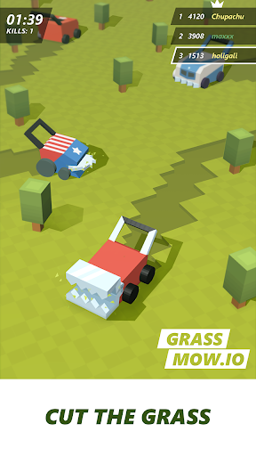 Grass mow.io - survive hamster - Gameplay image of android game