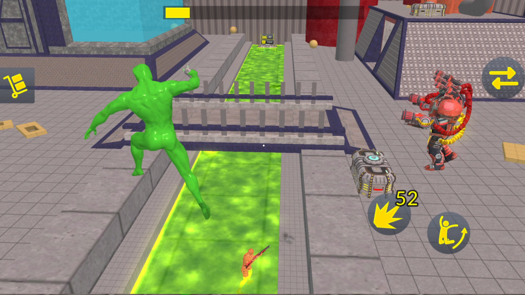 Green Sandbox Ragdoll - عکس بازی موبایلی اندروید