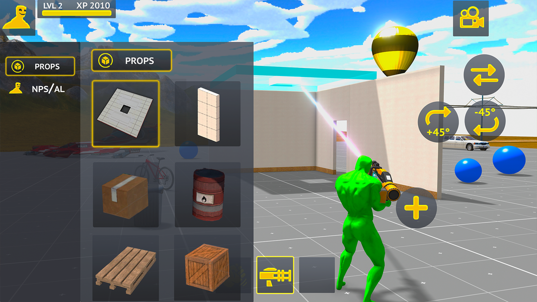 Green Sandbox Ragdoll - عکس بازی موبایلی اندروید