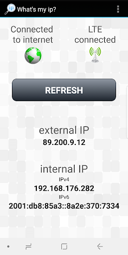 What's my ip? - Image screenshot of android app