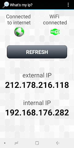 What's my ip? - Image screenshot of android app