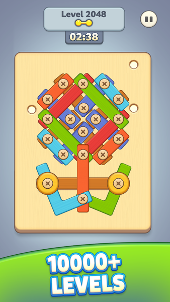 Wood Master: Screw Puzzle - عکس بازی موبایلی اندروید