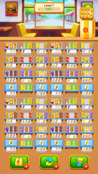 Grill Sort - Food Sort Games - Gameplay image of android game