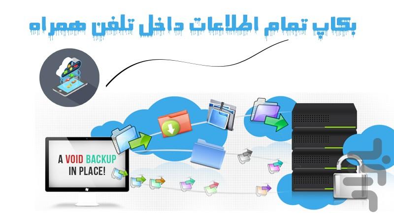 بکاپ گیر + بازگردانی اطلاعات - عکس برنامه موبایلی اندروید