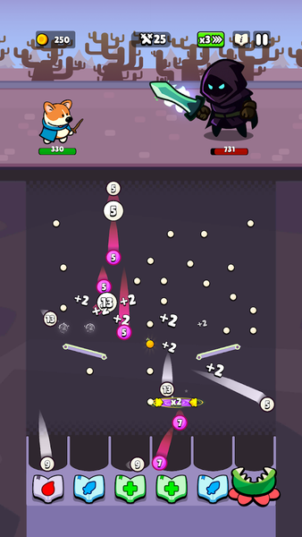 Bounce Hero: Pachinko Dungeon - عکس بازی موبایلی اندروید