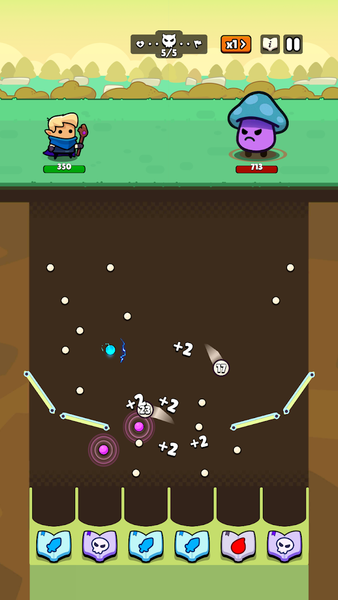 Bounce Hero: Pachinko Dungeon - عکس بازی موبایلی اندروید