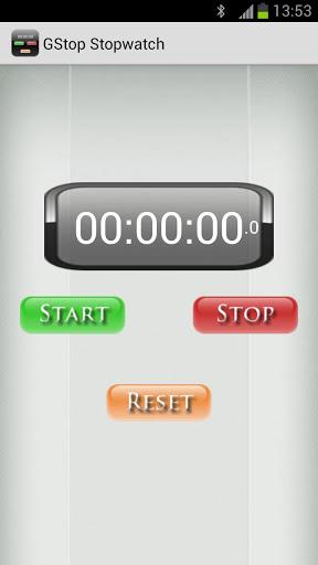 GStop Stopwatch - Chronometer - عکس برنامه موبایلی اندروید