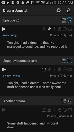 Lucid Dreamer - Image screenshot of android app