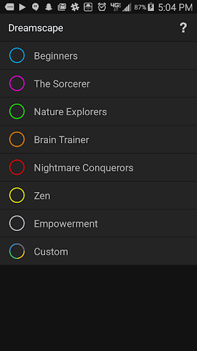 Lucid Dreamer - Image screenshot of android app
