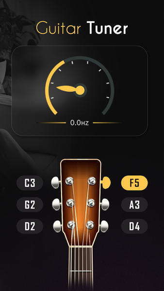 Guitar Tuner - Chords & Tabs - عکس برنامه موبایلی اندروید