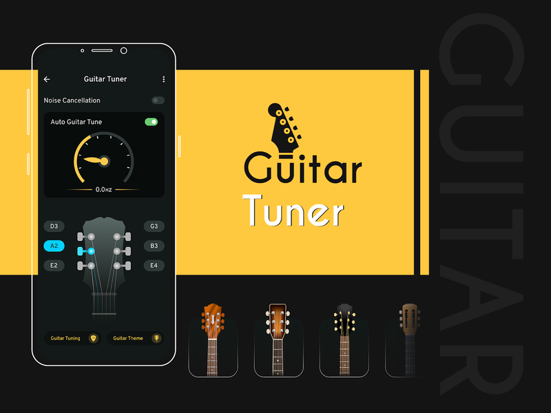 Guitar Tuner - Chords & Tabs - عکس برنامه موبایلی اندروید